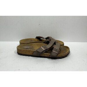 Birkenstock Yao Mocha Brown Birkibuc Sandals Women’s Size 6 37 Narrow